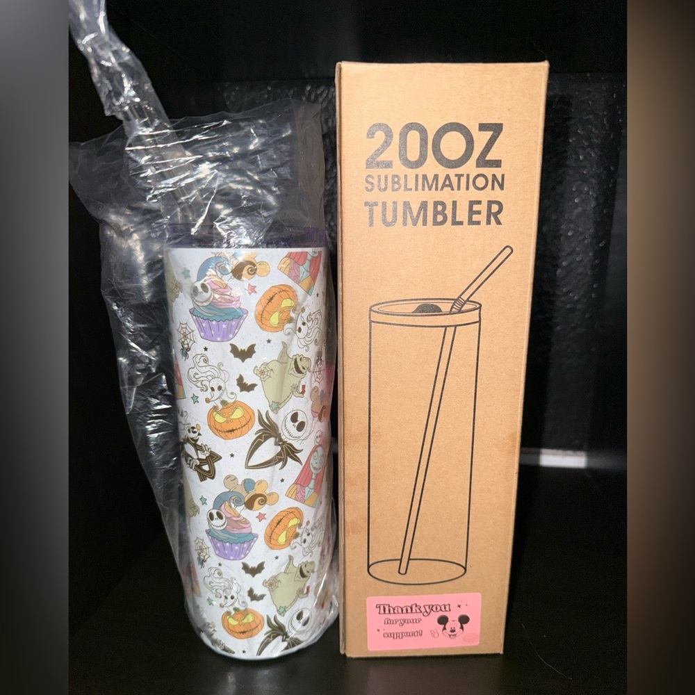 Nightmare Before Christmas Themed 20 oz. Sublimation Tumbler
